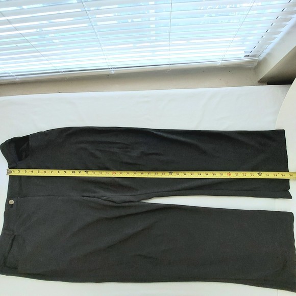 St. John Women's Gray Stretch Straight Leg Career Trousers, Sz 14 - Picture 7 of 9